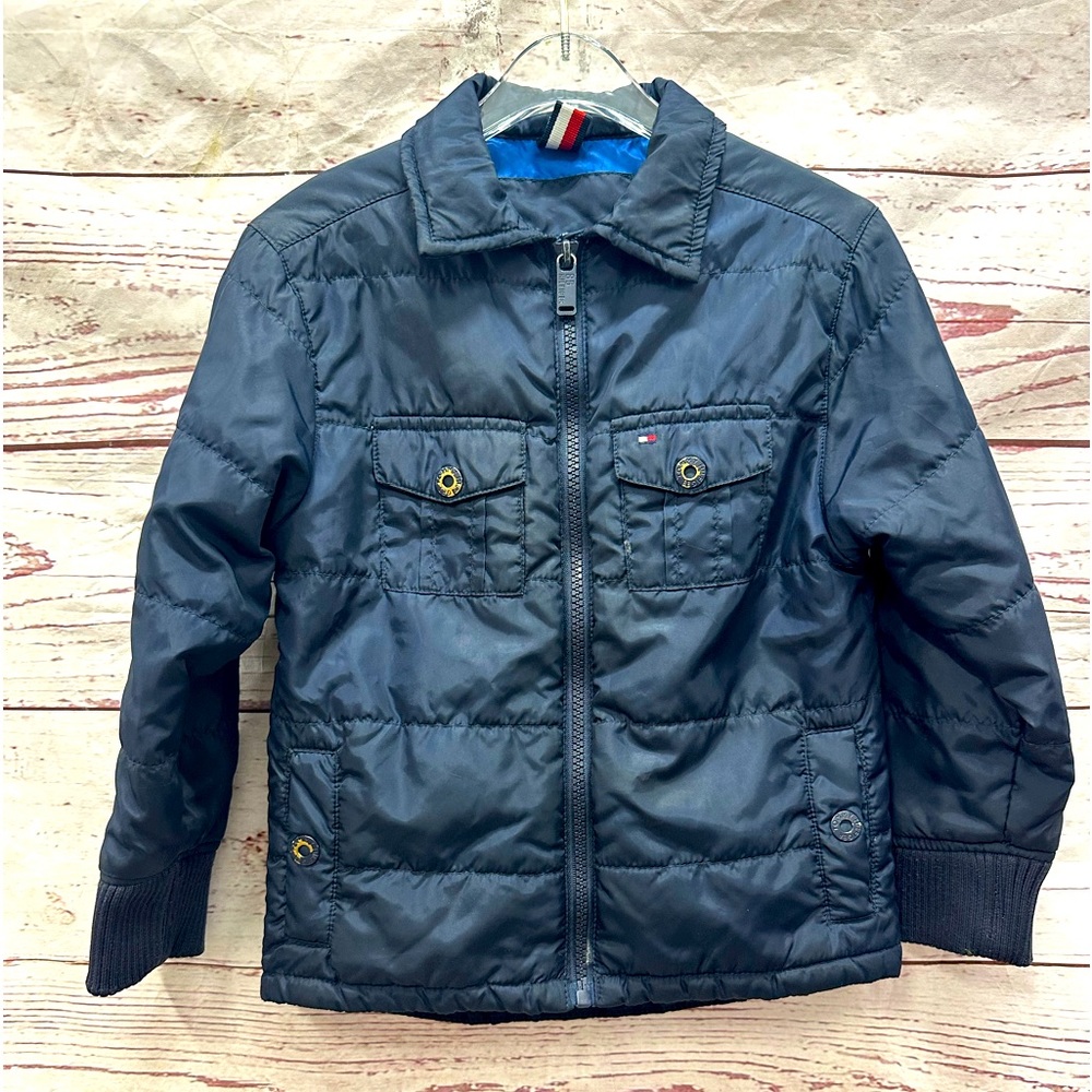 Tommy Hilfiger Blue Quilted Jacket Size 4